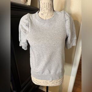 Express Heather Gray Short Sleeve Top